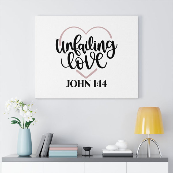 Express Your Love Gifts Unfailing Love John 114 Christian Wall Art